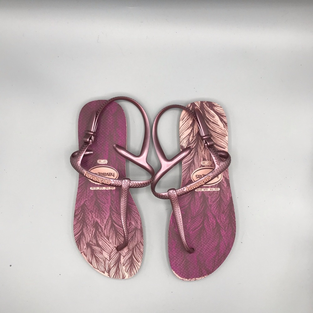 havaianas luna sandal twist Sz 7/8 women